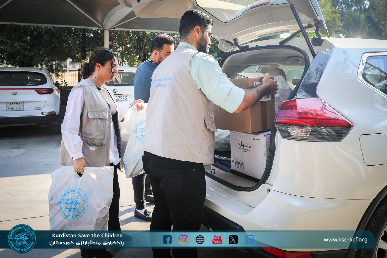 ڕێکخراوی منداڵپارێزی کوردستان پێداویستی پزیشکی پێویست دابیندەکات بۆ هاوکاریکردنی منداڵانی توشبووی شێرپەنجە