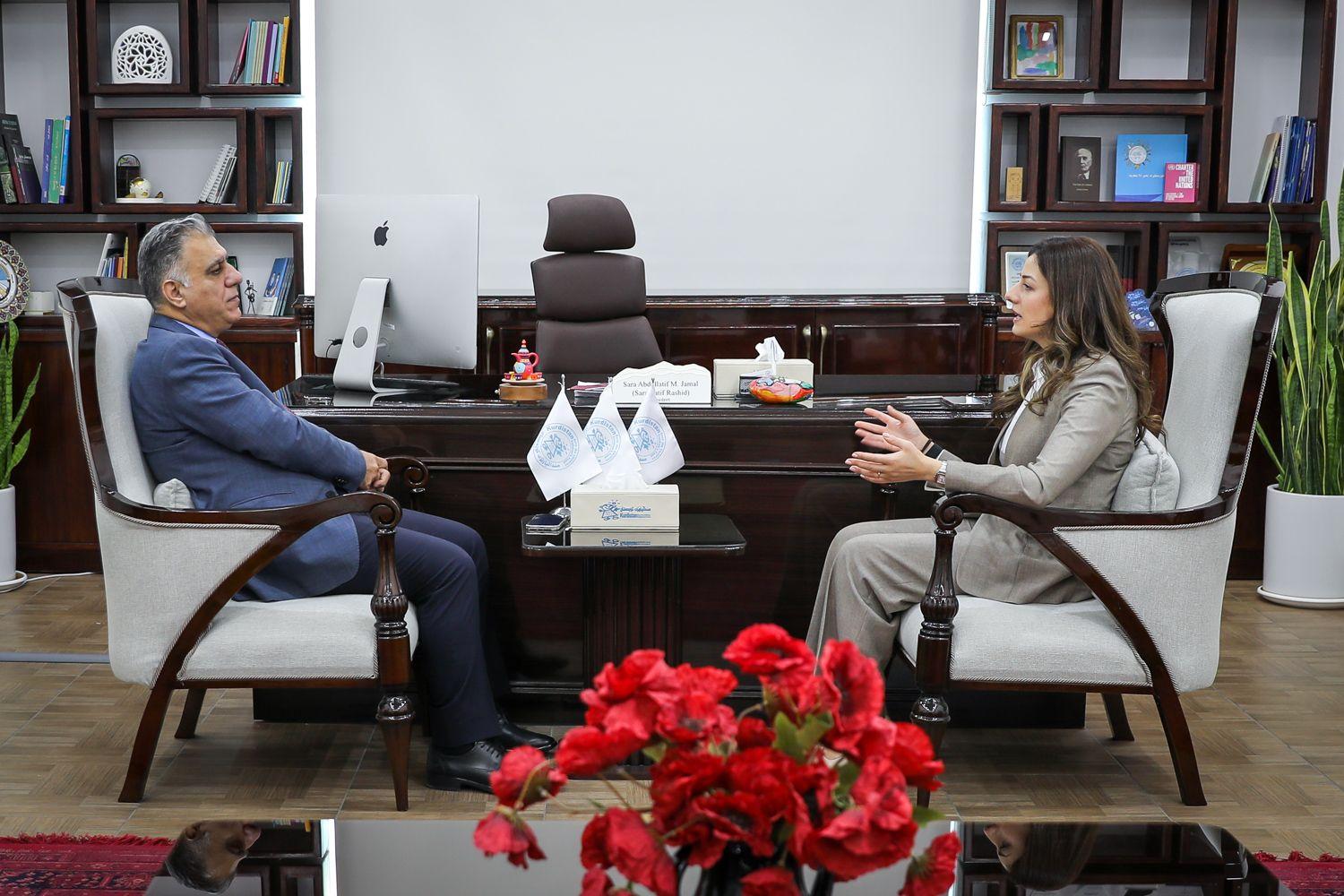 KSC President Welcomes Senior KRG Education Official to Discuss Future Collaboration