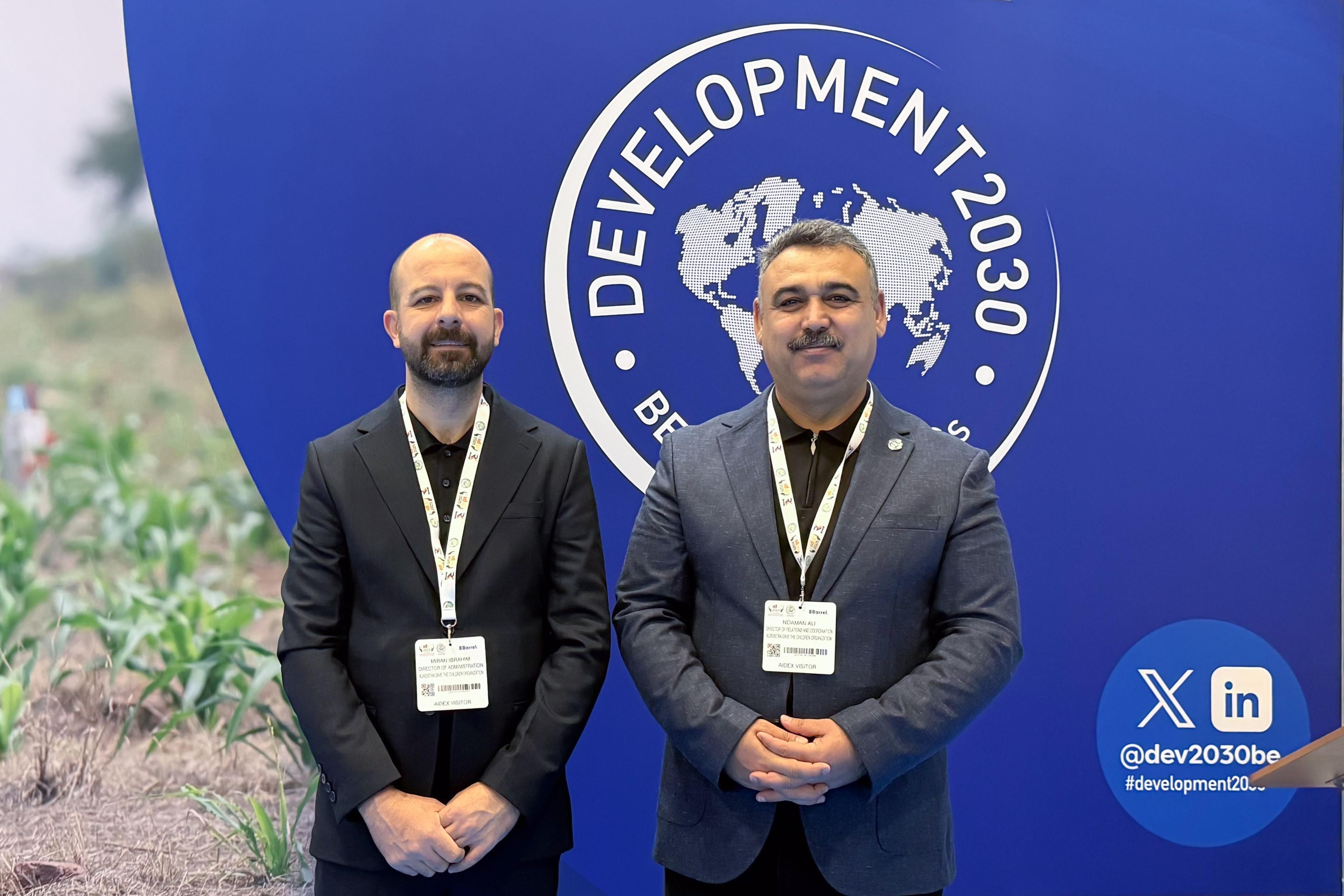 Kurdistan Save the Children Participates in AidEx & Development 2030 Conference in Geneva 
