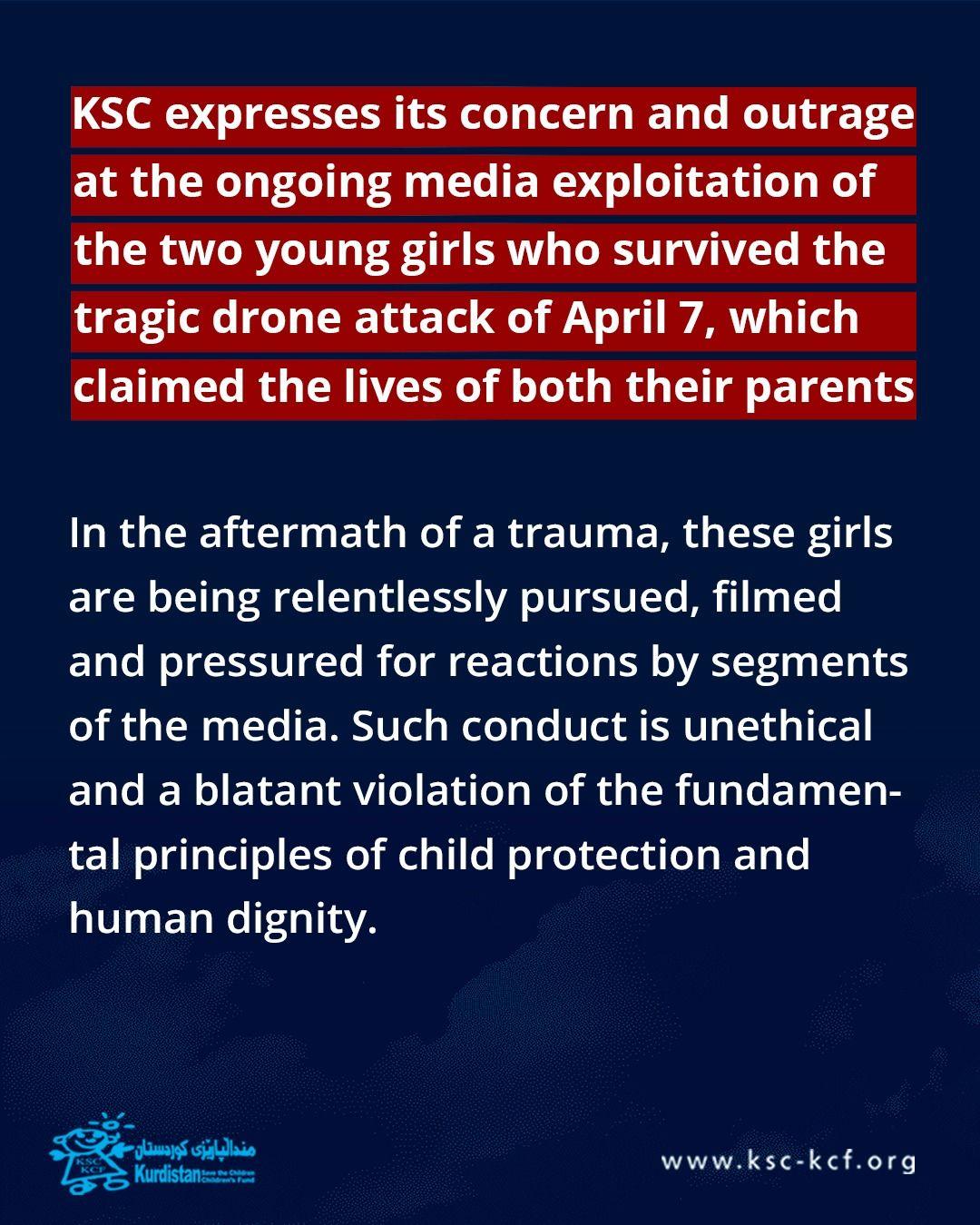 KSC Condemns Exploitation of Children in Media Coverage