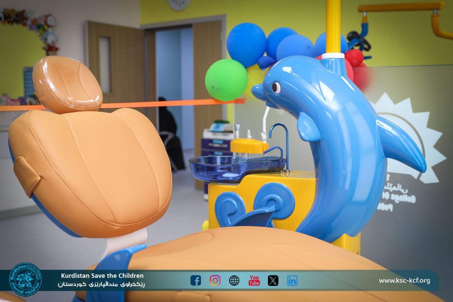 New Pediatric Dental Chairs Installed in Slemani to Support Children